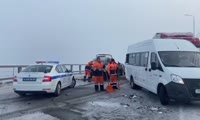 Последствия массовой аварии на Путинском мосту