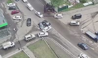 Авария на перекрестке Вильского и Лесопарковой