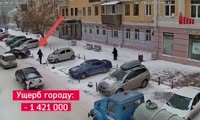 Красноярцы ломают парковку на Красной Армии
