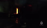 Пожар на улице Цукановой