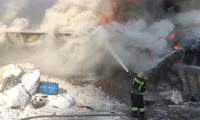 Крупный пожар в Норильске