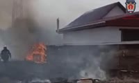 Пожар в Минусинском районе 
