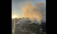 Тушение пожара в Березовском районе