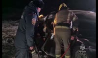 Пожарные деблокировали пострадавших в результате ДТП в Минусинском районе 