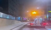  Уборка красноярских дорог от снега 11 апреля