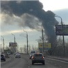 В Красноярске горит нефтебаза (видео)