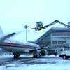 В аэропорту «Емельяново» появилась уникальная установка для предполетной обработки самолётов