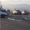 Из-за ДТП перекрыто движение по Коммунальному мосту в Красноярске