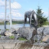 Скульптурную композицию «Белая лошадь» в Красноярске дополнят фигурой жеребенка