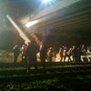 С железнодорожных путей в Красноярске убрали часть рухнувшей 60-тонной балки