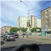 На улицах центра Красноярска не работают светофоры