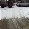 Обнародовано видео ДТП с протаранившей грузовик красноярской маршруткой