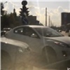 ДТП с тремя автомобилями на ул. Партизана Железняка попало на видео
