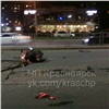 На ул. Молокова мотоциклист врезался в разворачивавшуюся иномарку (видео)