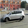 Автоледи слетела с колес на правобережье Красноярска