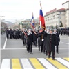 В Красноярске прошел первый в истории полицейский парад