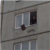 Двое красноярцев выбрасывали мебель из окна общежития (видео)