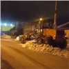 Мэр Красноярска ночью на личной машине проверил уборку улиц правобережья (видео)