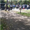 На правом берегу Красноярска сбили девочку-подростка: ребёнка увезла скорая (видео)
