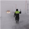 На севере Красноярского края бушует сильнейшая метель. Полиция закрыла некоторые трассы (видео)