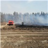 В Дзержинском районе неосторожные селяне сожгли три жилых дома и два гектара травы. Пожарные приехали только через полчаса