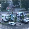 В Красноярске пьяный водитель малолитражки протаранил грузовик и погубил пассажирку (видео)