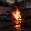 В Черемушках сожгли дорогой Chevrolet Camaro (видео)