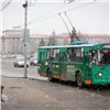 В Красноярске 30 троллейбусов встали из-за обрыва контактной сети (видео)