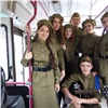 В красноярском трамвае в честь Дня Победы прозвучат военные песни
