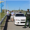 В Хакасии для проверки водителей на трезвость перекрыли Братский мост