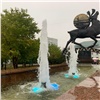 В Солнечном запустили необычный фонтан «Северное сияние». Жители смогут полюбоваться им лишь несколько дней (видео)