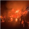 В красноярской Николаевке сгорели несколько домов (видео)