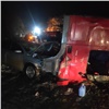 Три человека пострадали в столкновении бензовоза и легковушки под Ачинском 