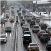 Красноярск встал в пробки из-за снегопада