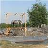 Скульптуру «Лошадь белая» на набережной Енисея в Красноярске закрывают на реконструкцию