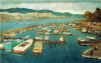 «Рыбацкие будни и волшебный драмтеатр»: как менялся Красноярск на картинах художников