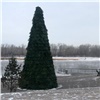 В Красноярске парки начали готовить к Новому году