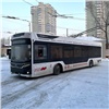 Еще три современных новых троллейбуса привезли в Красноярск