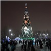 В Красноярске на Татышеве открылась самая высокая в России ёлка