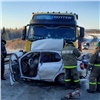 Женщина спровоцировала жуткую аварию на трассе в Красноярском крае (видео)