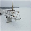 В Красноярском крае на Высокогорском мосту устанавливают последний пролет