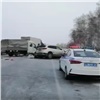На трассе в Красноярском крае лоб в лоб столкнулись иномарка и «Газель» (видео)