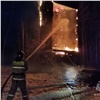 В Дзержинском сгорела водонапорная башня. Без воды остались котельная и местная больница (видео)