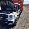 «Задымился и сгорел»: в Красноярском крае водитель «Гелендвагена» неудачно пытался сбежать от полиции