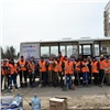 Коллектив Богучанской ГЭС провел субботник в Кодинске