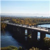 В Красноярске автомобилистам на день запретят останавливаться на Октябрьском мосту