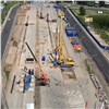 Красноярцам показали процесс установки свай будущего котлована метро на улице Молокова (видео)
