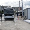 В красноярском Северном установили мойку для автобусов и троллейбусов