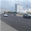 В Красноярске на кольце Предмостной площади обновили асфальт 
