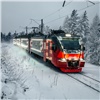 Светящаяся новогодняя электричка отправилась в первый рейс из Красноярска в Дивногорск